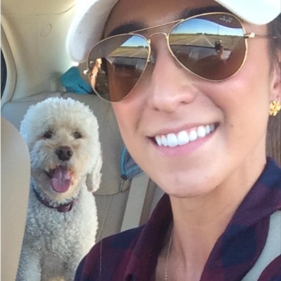 Ray-ban RB3025 55mm Large Metal Aviator Glasses Brown Gold White with Case - Picture 13 of 13